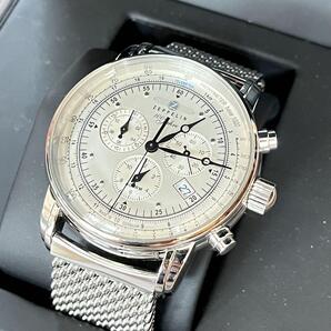 【美品】ZEPPELIN ツェッペリン 7680M-1クォーツ クロノグラフ