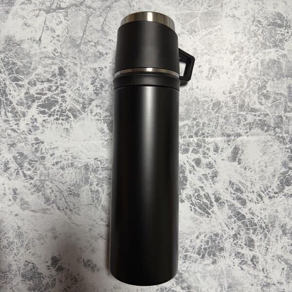 マグボトル ステンレスボトル 保温 保冷 500ml 水筒 ブラック 1個