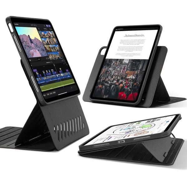 706t2734☆ ESR iPad Air 11インチ ケース (M3/M2、2025/2024) iPad Air 第5/4世代 (2022/2020)専用カバー 取外し可能