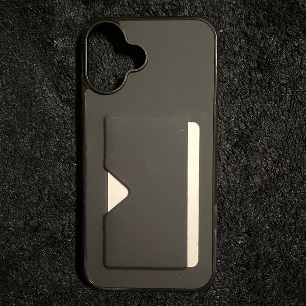 705a2610☆ OWLGuardian iPhone 16 Plus ケース カバー カード収納 上質な手触り 耐衝撃 軽量 薄型 ICカード収納 P-card (ブラック)