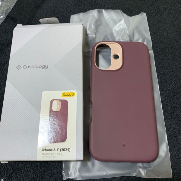 706t0502☆ Caseology iPhone 16 対応ケース マグネット搭載 【ソフト&ほこりの付きにくい素材】