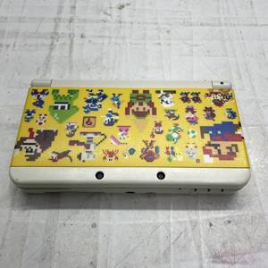 送料無料h6343 Nintendo 任天堂 ニンテンドー New 3ds KTR-001 スーパーマリオメーカー 3DS着せ替え 本体のみ ゲーム ホビー