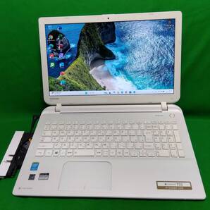 ★メンテ済み★dynabook T55/NW★15.6型★Core i3★新品SSD256GB★8GB★Windows11Home★Wi-Fi&Bluetoot★Office2021 ★難あり★