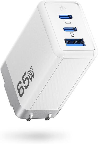 A68 PD 充電器 65w GaN充電器 type-c usb 急速充電器