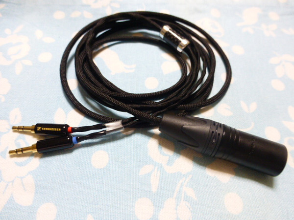HiFiMAN 用ケーブル SUNDARA ANANDA HE5se HE6se Arya HE560 V4 HE1000SE MOGAMI 2944 300cm かなり長め XLRコネクタ 4ピン (カスタム可能