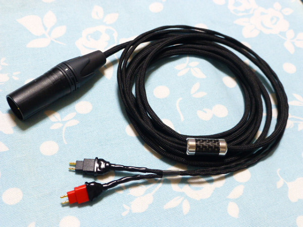 SENNHEISER HD650 HD660S ケーブル MOGAMI 2944 XLR 4ピンコネクタ 200cm 長め (300cm等 長さ カスタム対応可能)スプリッター HD580 HD600