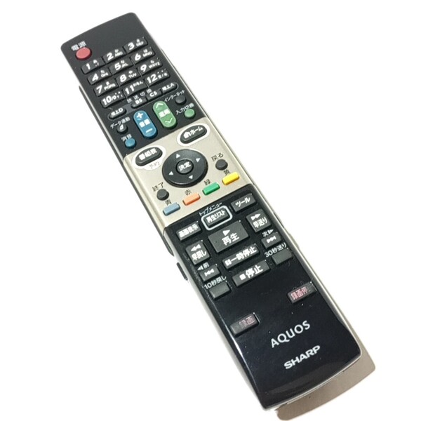 K 保証有り 良品 送料無料 SHARP AQUOS シャープ アクオス GA863WJSA 純正 リモコン 送信機 RC TV 映像機器 テレビ