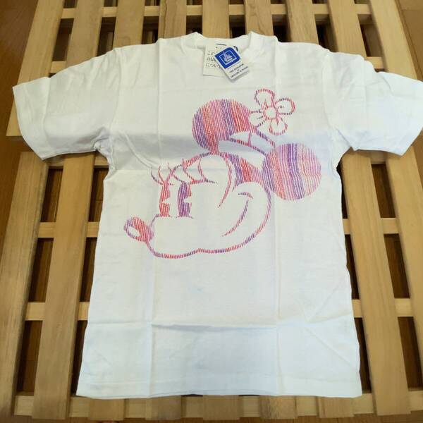 送料無料 希少 東京ディズニーランド 半袖 Tシャツ ミニー レディース M TDL Tokyo Disneyland レア グッズ シャツ