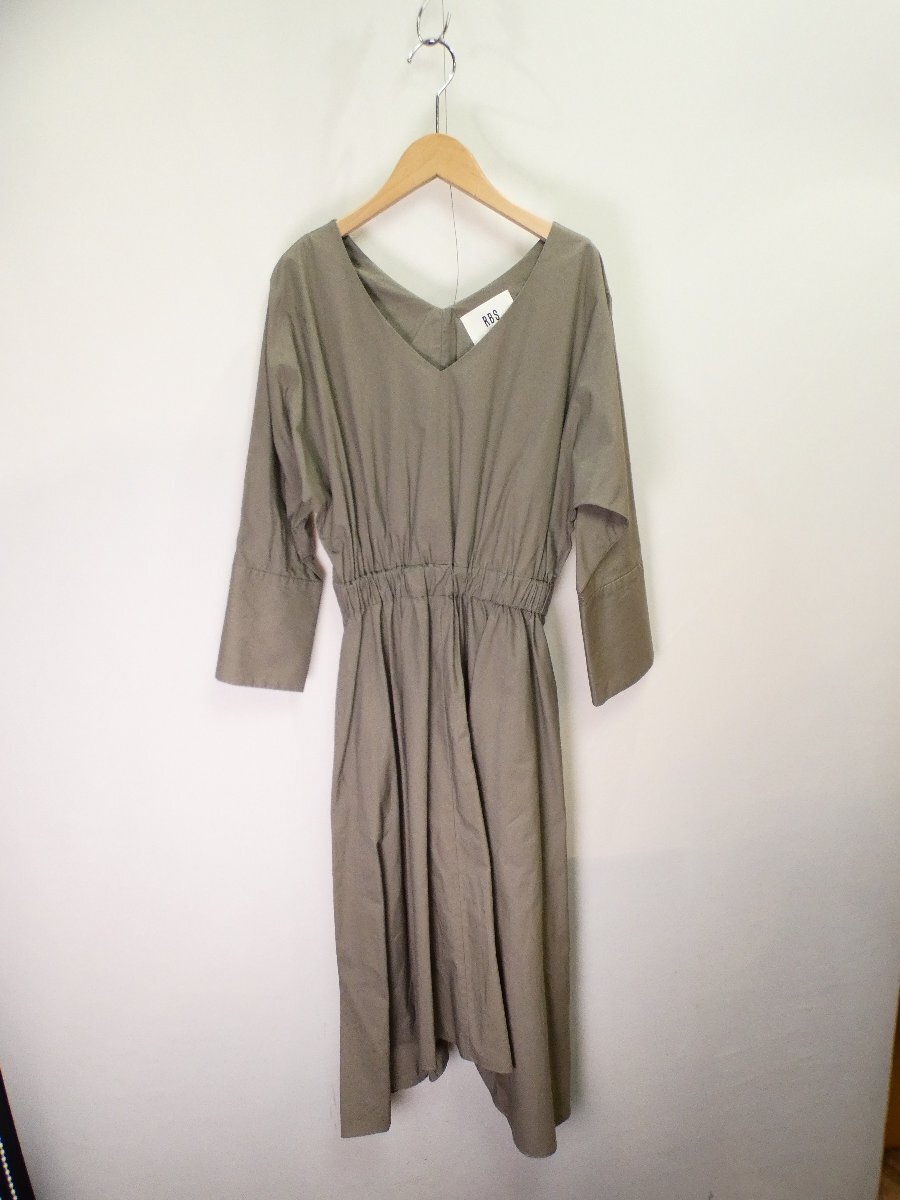RBS レイビームス Ray Beams コットン袖釦ライン　ワンピース【L's