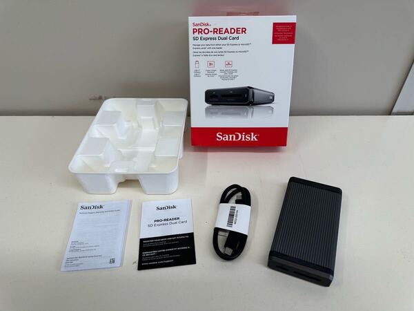 SD Expressカードリーダー SanDisk サンディスク PRO-READER SD Express Dual Card USB3.2 Gen2 SD/microSD Express対応 SDDR-A451-GNPNN
