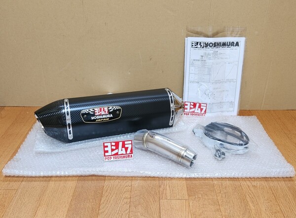 ヨシムラ│R-77Jサイクロン│CB400SB CB400SF (08-22)│メタルマジックカバー/カーボンエンド│EBL-NC42,2BL-NC42│スリップオン マフラー