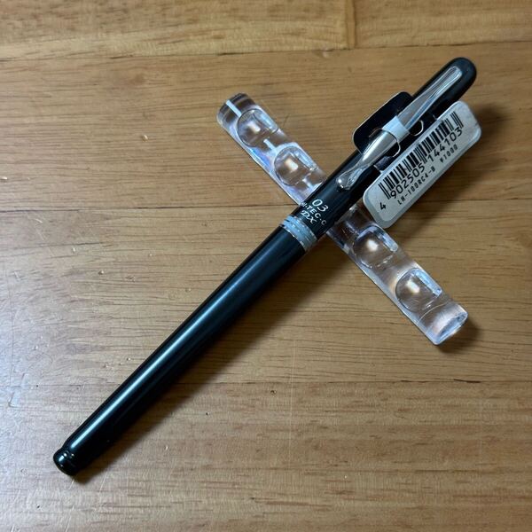 新品 廃盤 PILOT パイロット HITEC C ハイテック シー DX ボールペン 0.3mm ブラック キャップ式 ゲルインキ LH-100R