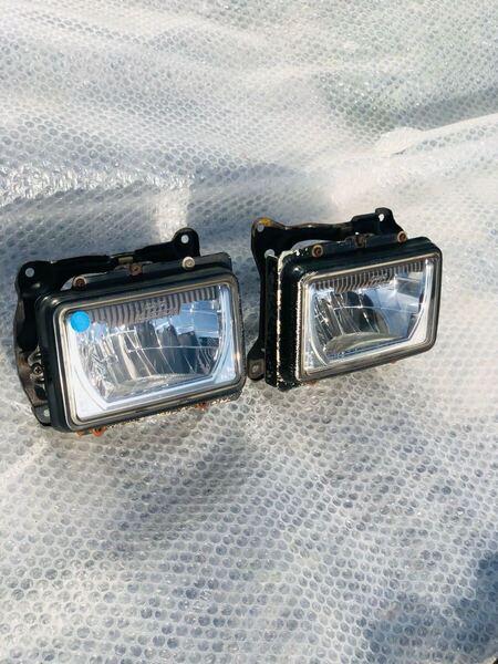 大型 トラック バス サロンバス 小糸 KOITO LED ヘッドライト ヘッドランプ 左右 24V 角型 角目 24385 KOITO セット 動作確認済み 1635
