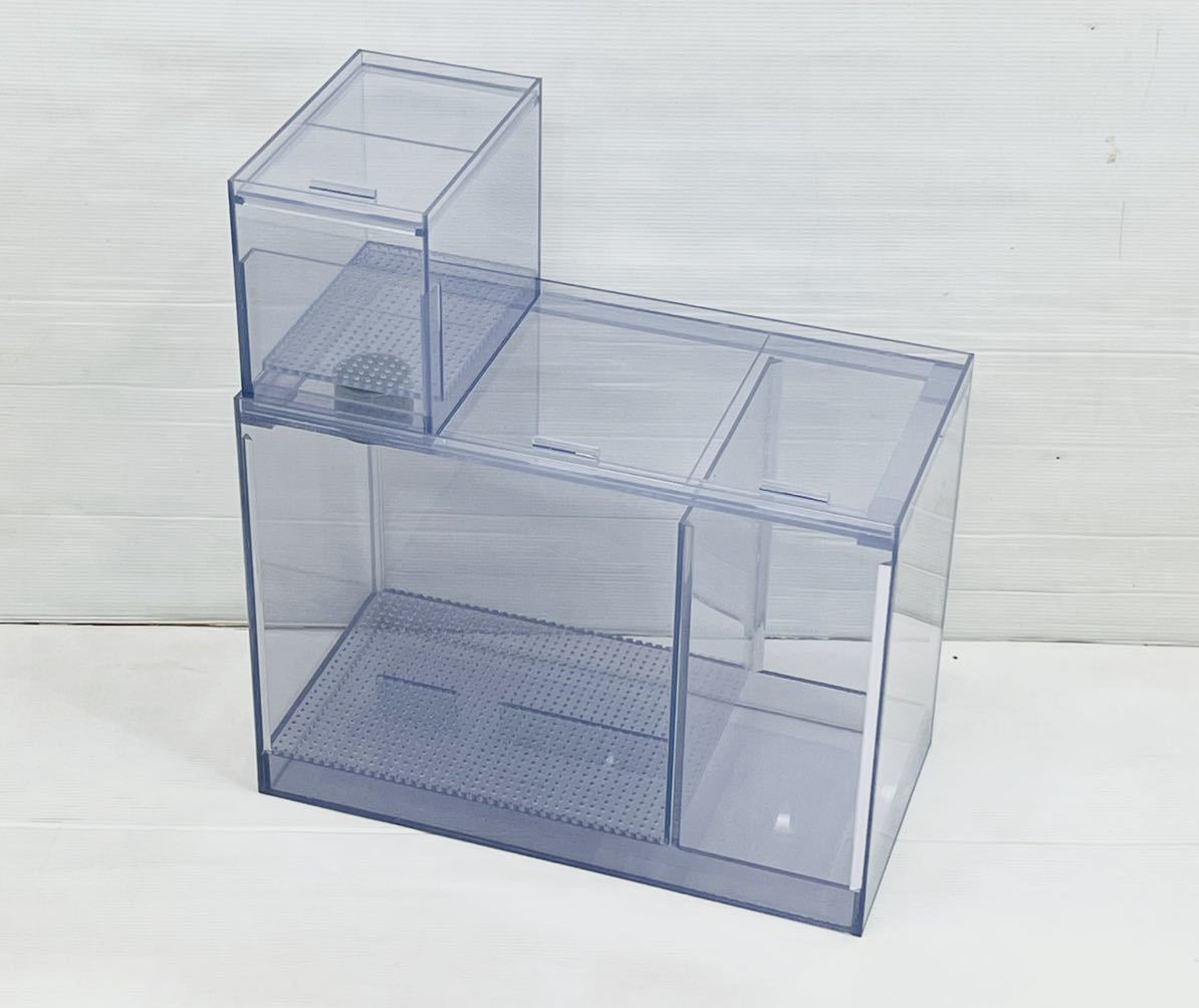 オーバーフロー水槽用ニ層式塩ビ濾過槽 □大型5層式濾過槽□900×450×450h□オーバーフロー水槽用