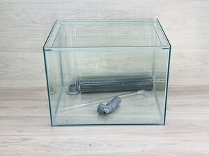 限定 塩ダレ防止フランジ加工仕様 600x450x450オーバーフロー水槽 クリアシリコン 海水魚飼育に