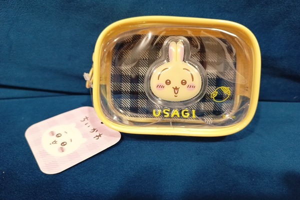 ちいかわ ぷっくりクリアミニポーチ うさぎ タグ付き未使用品