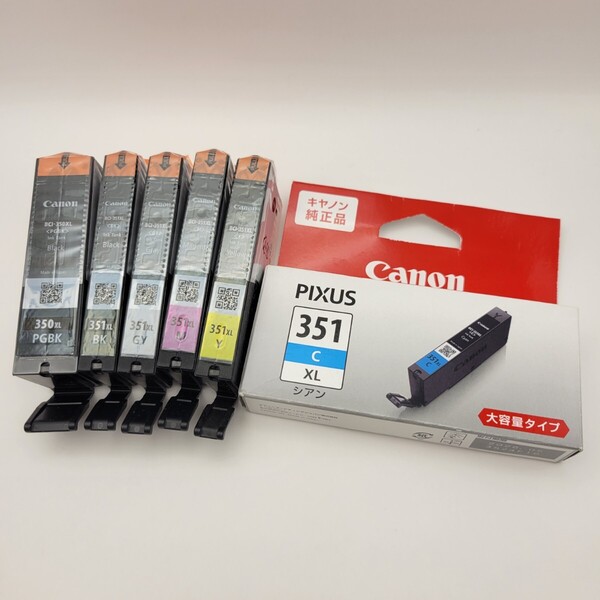 【新品、未使用】Canon キヤノン キャノン 純正インクカートリッジ BCI-351XL+350XL/6MP 大容量