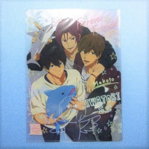 Free! 遙 真琴 凛 未開封 劇場版 Free!-Road to the World-夢 クリアファイル Casual wear Ver サンテック