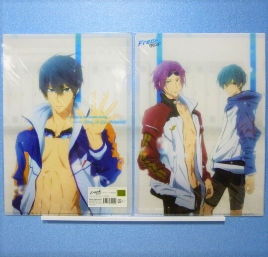 Free! 七瀬遙 松岡凛 桐嶋郁弥 未開封 Free!-Dive to the Future- クリアファイル【Water】 京アニショップ
