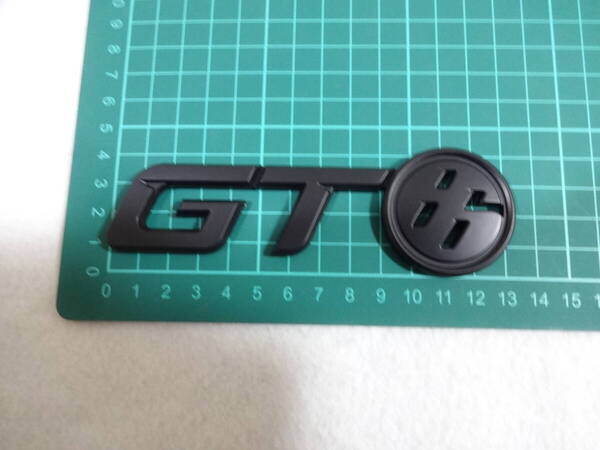 送料無料 未使用 トヨタ TOYOTA ハチロク GT 86 ブラックエンブレム 艶消し マットブラック 前期/後期 ZN6 リア カスタムパーツ 黒 BLACK