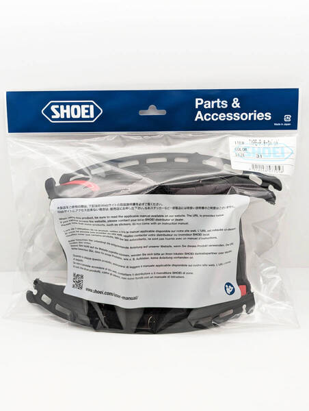 1)新品 未使用 SHOEI ショウエイ TYPE-P チークパッド31 / 4512048577056 / x-15 X-Fifteen x15 31㎜