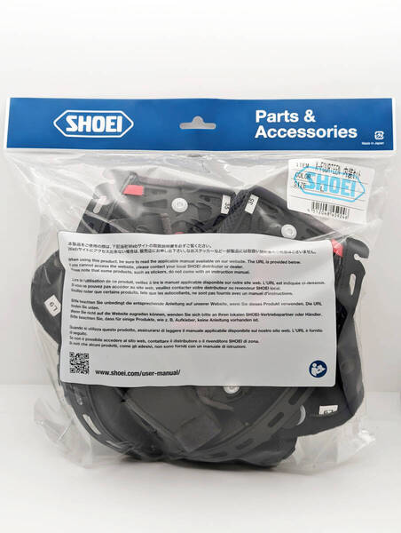 2)新品 未使用 SHOEI ショウエイ X-Fourteen X-14 内装セット Lサイズ 4512048459246 エックスフォーティーン
