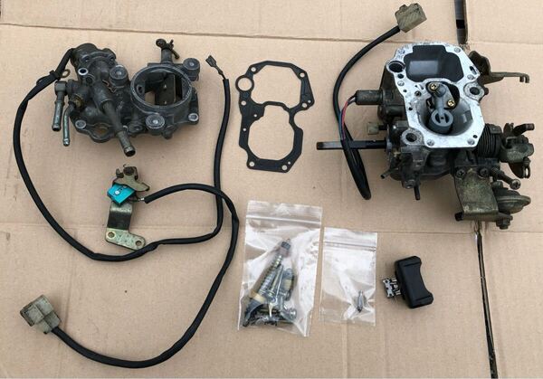 希少 当時物 スズキ 純正 アルト HC11V? MIKUNI ミクニ キャブレター 分解品 ジャンク 部品取り 固着無し 32DIT-43 70G11 6801 送料無料!