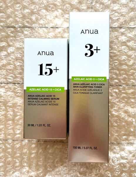 アヌア A Z3スキントナー150mlと15セラム30ml2本セット!新品です。