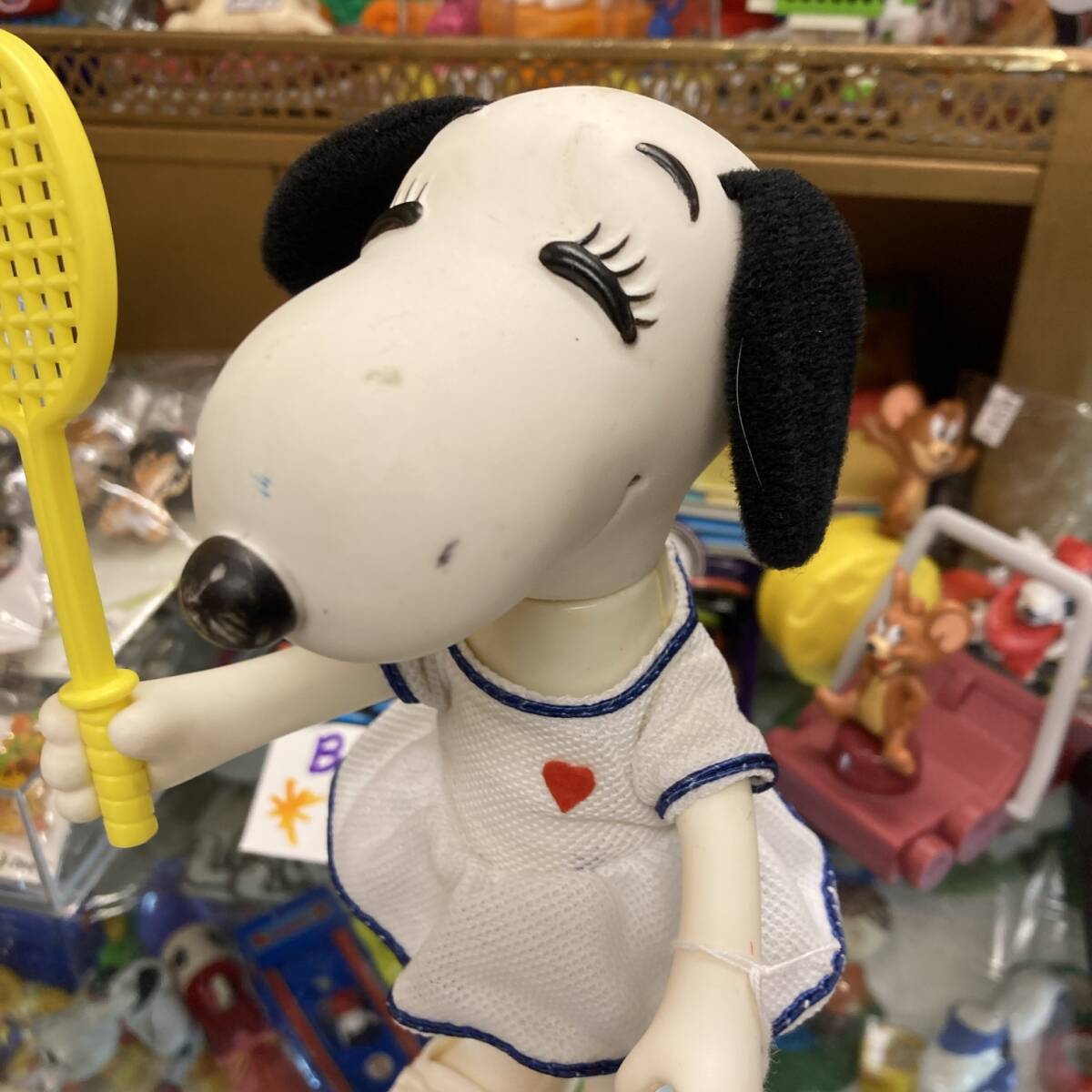 ヴィンテージ！！！ベルドール！！！SNOOPY Timex Snoopy Tennis Character Watch Denim 86218 10479 [1979