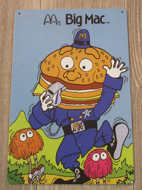 激レア★1984 マクドナルドランド ポスター ロナルド ビッグマックポリス Yahoo!オークション -「ビッグマックポリス」の落札相場・落札価格