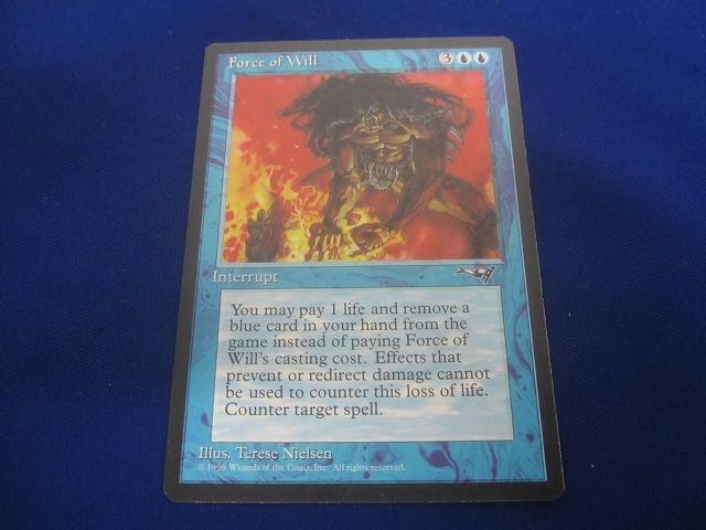 Yahoo!オークション -「mtg force of will」の落札相場・落札価格