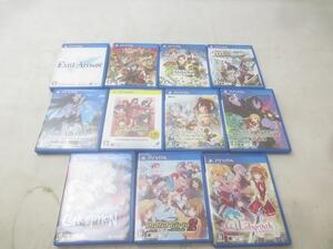 【同梱可】中古品 ゲーム PS Vita ソフト 11点 ソフィーのアトリエ バレットガールズ1 2 等 グッズセット
