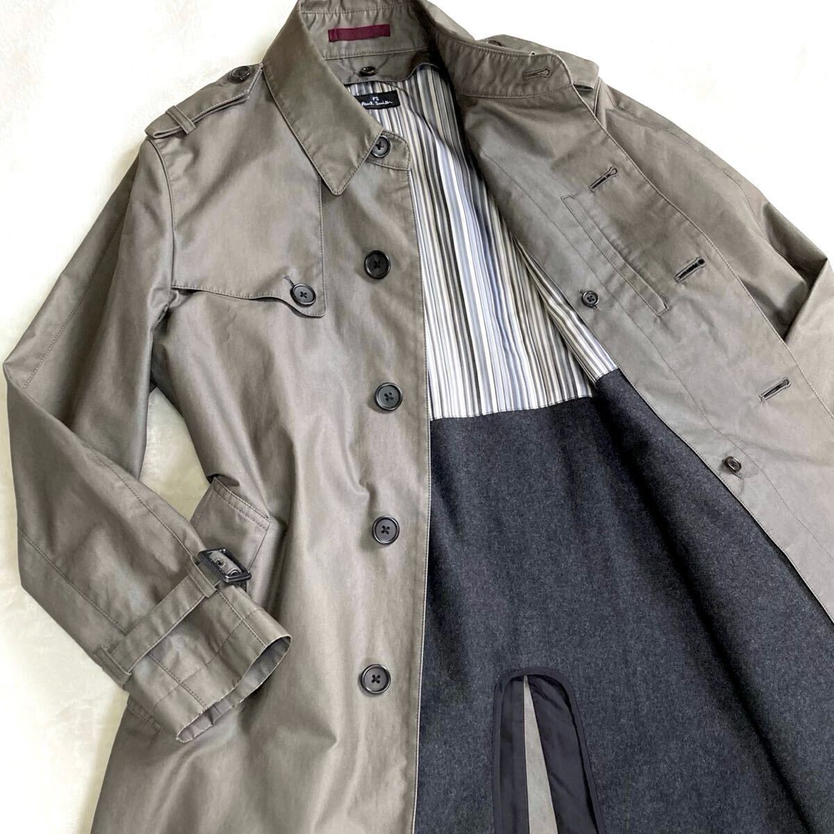 ✨カシミヤ混ライナー付✨Paul Smith ポールスミス トレンチコート