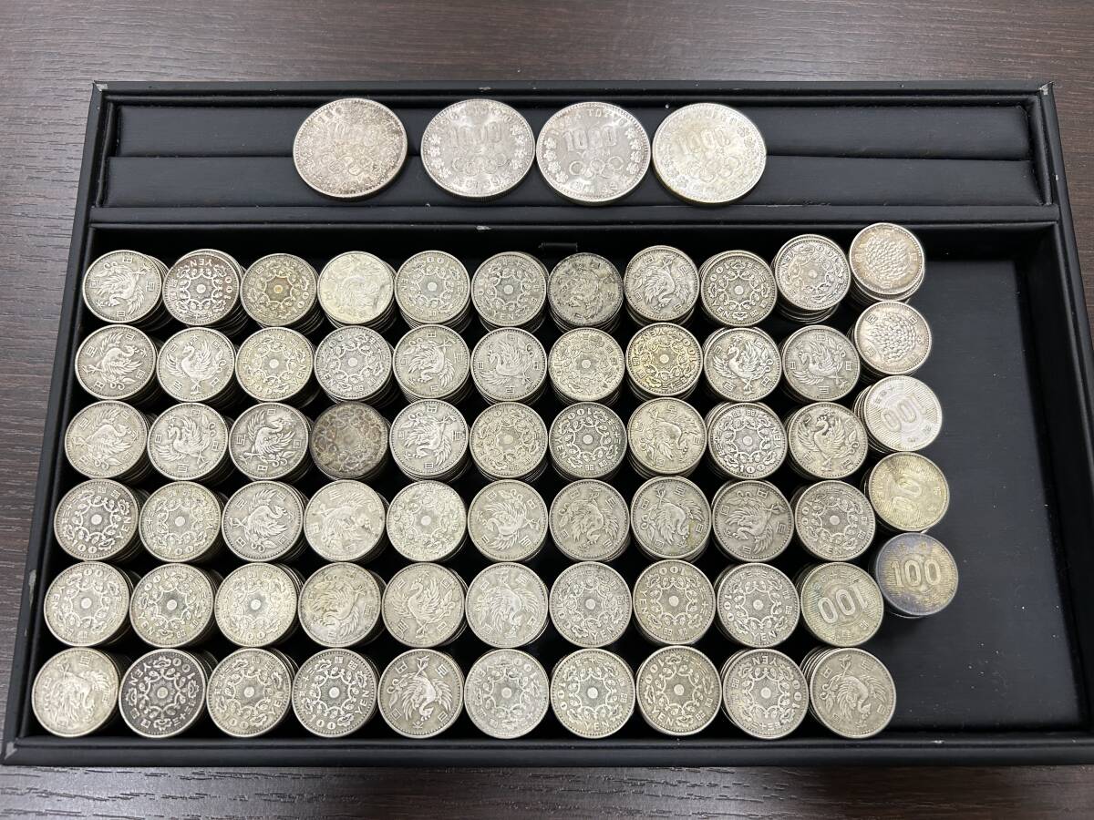 JP2487＊古銭 銀貨 東京オリンピック 1000円銀貨 100円銀貨お