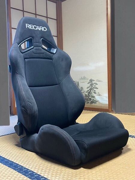 廃盤 RECARO レカロ SR-7 ASM IS-11 専門業者様にて洗浄しました SR7 セミバケ バケットシート オートバックス 限定 送料無料