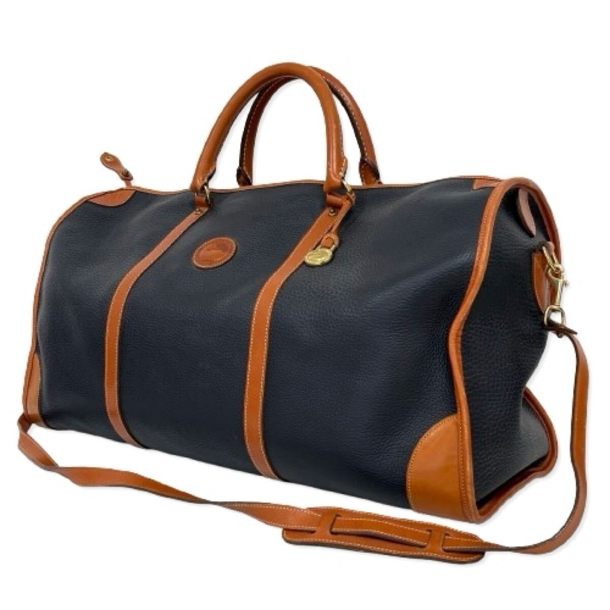 ドゥーニーアンドバーク オールレザー 2way ボストンバック 紺 Yahoo!オークション -「dooney bourke バッグ」(ボストンバッグ
