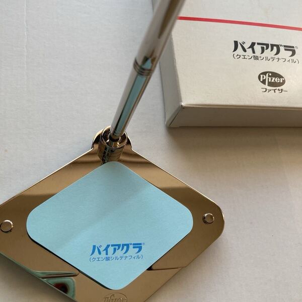 メモホルダー クリップトレイ 製薬会社 バイアグラ ファイザー 青ボールペン 非売品 viagra