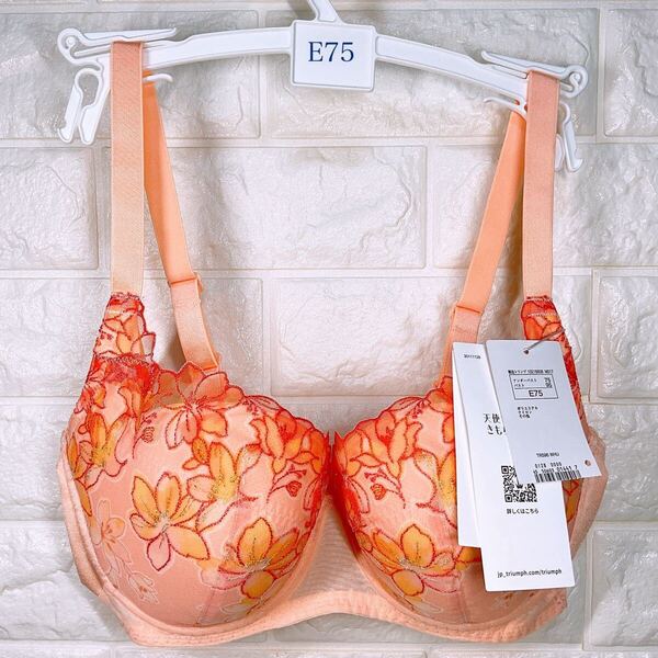 新品 トリンプ 天使のブラ 魔法のハリ感596 ブラジャー E75