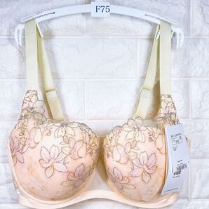 新品 トリンプ 天使のブラ 魔法のハリ感596 ブラジャー F75 イエロー