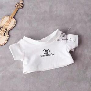 LABUBU コスチューム 17センチ ぬい服 着ぐるみ Tシャツ B ロゴ 服 Tシャツ