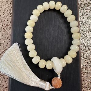 T-752菩提 白玉菩提 ブレスレット 数珠 念珠 仏具 開運 お守り