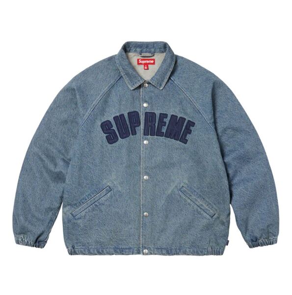 Supreme 25ss Arc Denim Coaches Jacket Washed Indigo コーチジャケット デニム S
