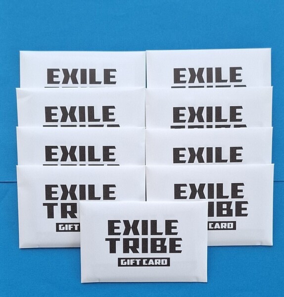 【90000】EXILE TRIBE GIFT CARD エグザイル トライブ LDH トラステ 三代目 RAMPAGE ランペなど