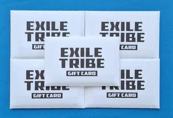 【50000】EXILE TRIBE GIFT CARD エグザイル トライブ LDH トラステ 三代目 RAMPAGE ランペなど