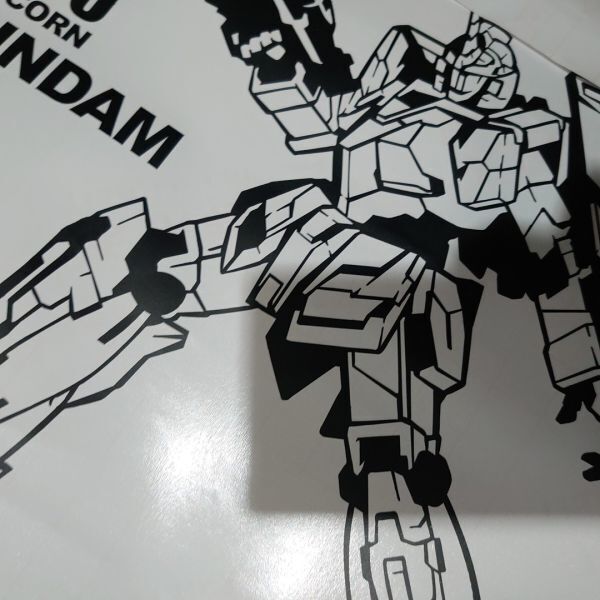 シール ウォールステッカー RX0 38*36 Rx-0 機動戦士 ガンダム GUNDAM 車 楽器 四角 デカール バイク