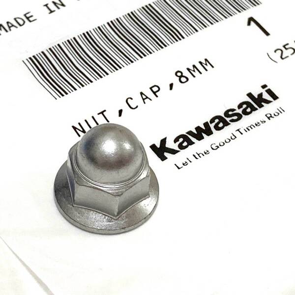 250TR 純正 マフラーフランジナット 〇 ● ☆ 8mm W400 W650 W800 エストレヤ NinjaH2 新品 KAWASAKI カワサキ