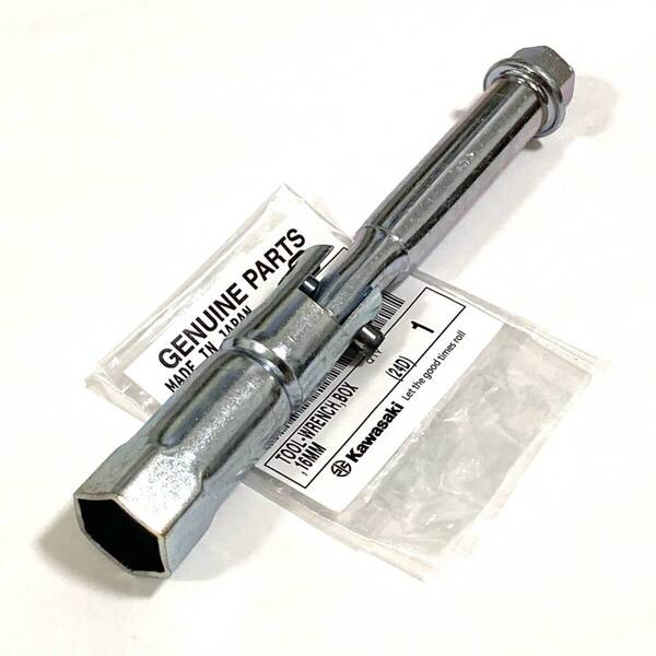 バリオスII 純正 車載工具 〇 ● ☆ ボックス ツール レンチ 16mm BALIUS バルカン400 Ninja250R 新品 カワサキ KAWASAKI
