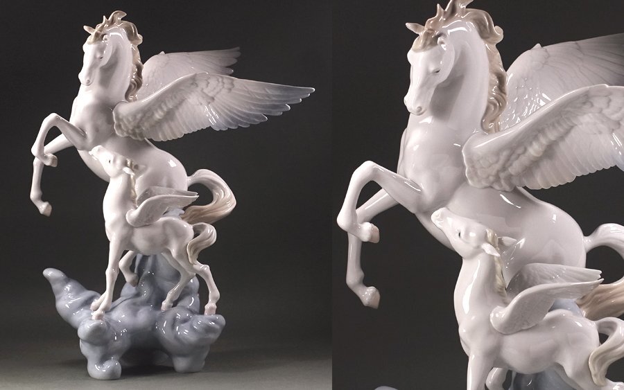 LLADRO 大型作品   リヤドロ「とっても好きよ」マイセン フィギュリン LLADRO リヤドロ 陶器人形 フィギュリン マイセン 洋食器など