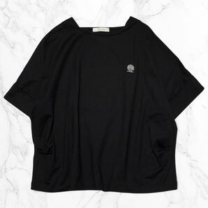 ○○○9286 wawawa ★ コットン Tシャツ 半袖 カットソー プルオーバー フォルム シンプル ゆったり 黒ブラック 9286 Fashion Lab ワワワ