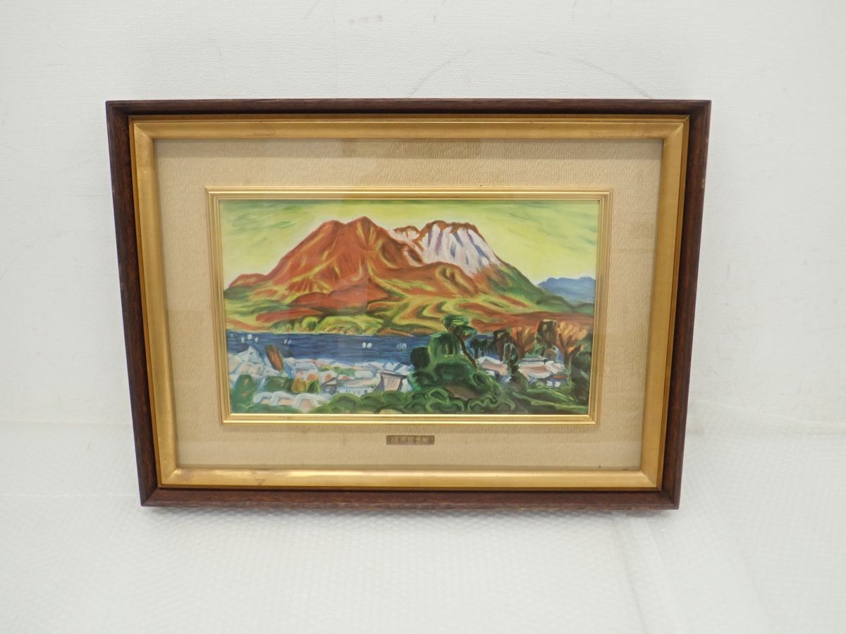 ♢風景画 洋画家 大野玉視 旧東京美術 学校 油絵 油彩画 海景